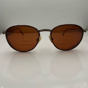 Vintage Berdel Galveston Purple Gold Oval Sunglasses Frames